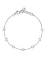 Morellato Bracciale in argento con zirconi cubici trasparente Tesori SAIW292 donna
