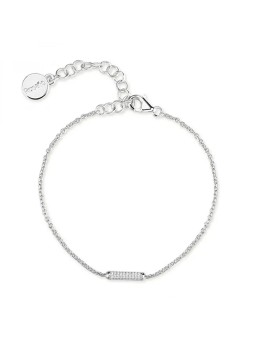 Rosato Bracciale minimalista in argento con zirconi Bianca RZBI64 donna