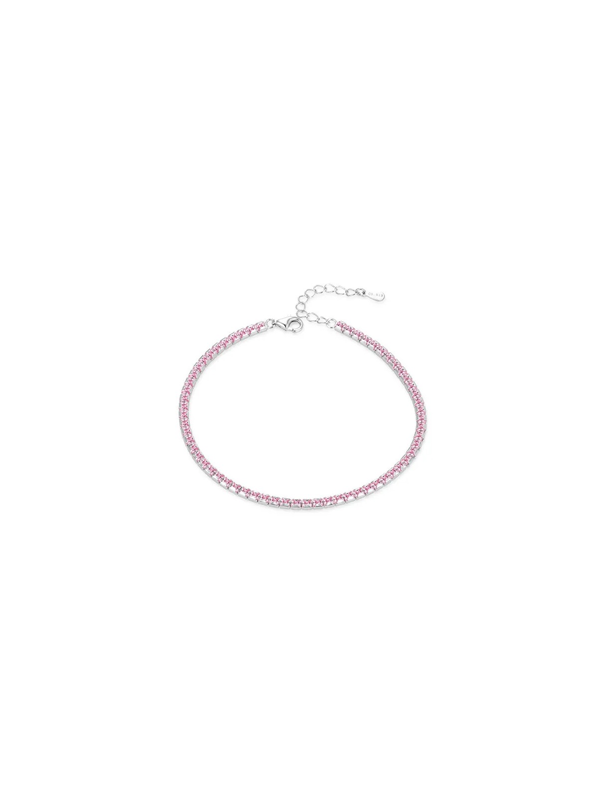 Agato Bracciale tennis rosa in argento AGB777/21-PI donna
