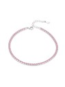 Agato Bracciale tennis rosa in argento AGB777/21-PI donna