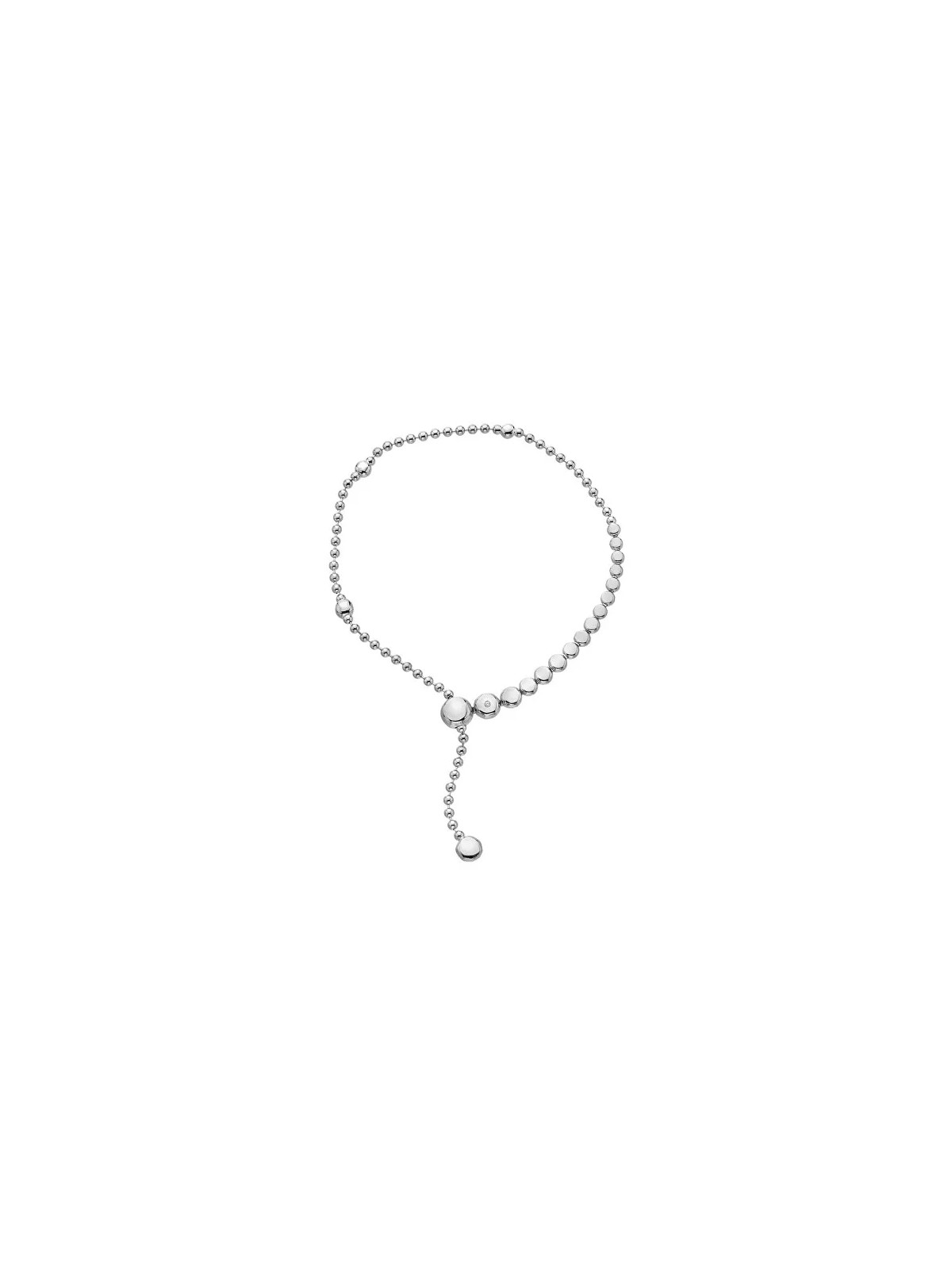 Hot Diamonds Bracciale in argento con diamante Linked DL709 donna