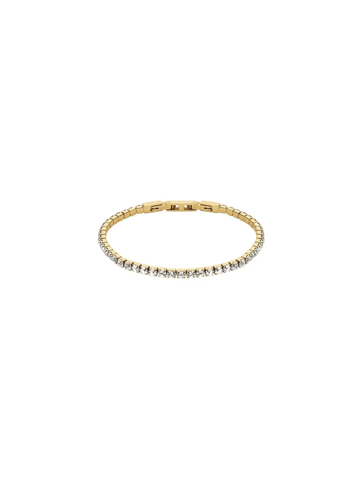 Rosefield Bracciale placcato oro abbinato con cristalli Tennis JBTWG-J1035 donna