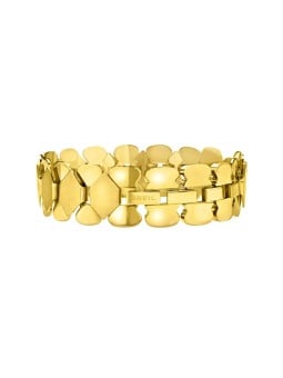 BREIL Bracciale moderno placcato oro da donna Hexagonia TJ3634 donna