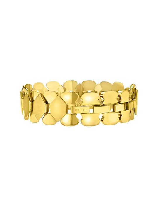 BREIL Bracciale moderno placcato oro da donna Hexagonia TJ3634 donna
