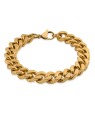 Troli Bracciale Pancer placcato oro massiccio - Lunghezza: 23 cm unisex