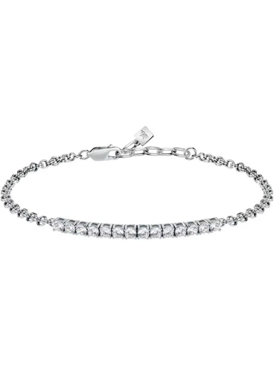 Morellato Bracciale moderno in argento con zirconi Tennis SATT17 unisex