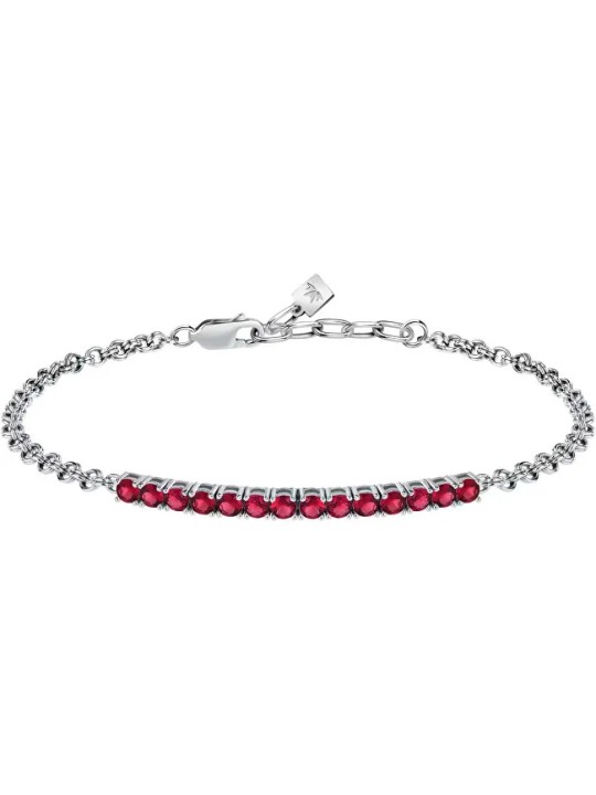 Morellato Bracciale moderno in argento con zirconi Tennis SATT19 unisex