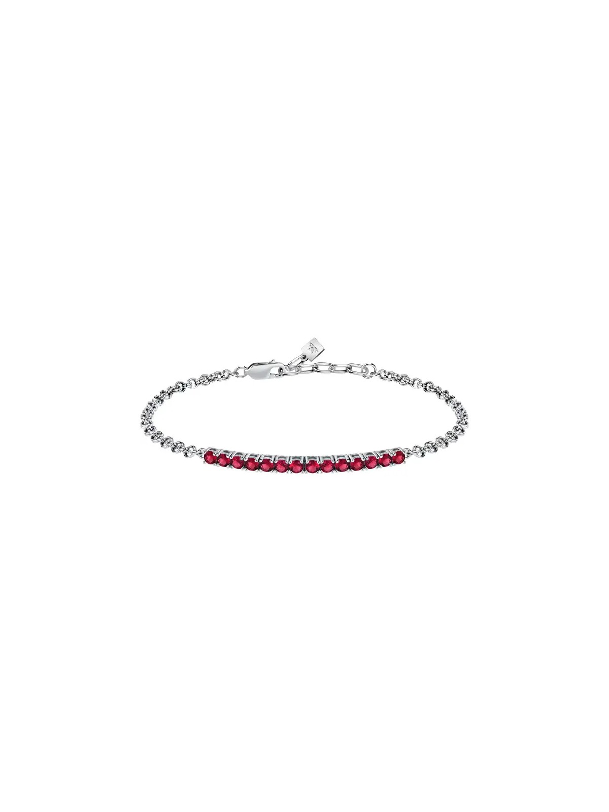 Morellato Bracciale moderno in argento con zirconi Tennis SATT19 unisex