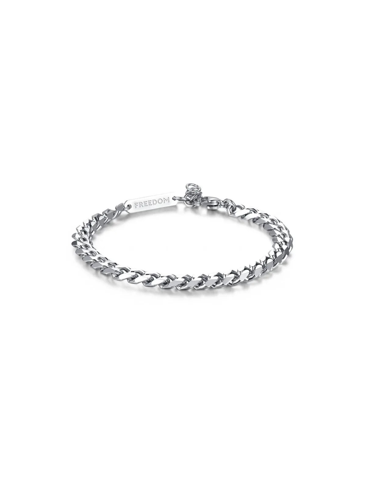 S'Agapõ Elegante bracciale in acciaio Ripple SRP11 uomo