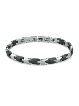 Brosway Bracciale moderno in acciaio bicolore Backliner BBC22 uomo