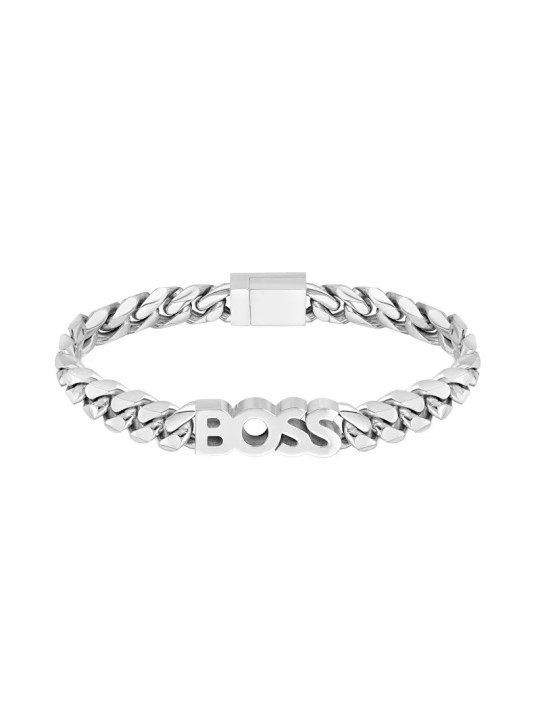 Hugo Boss Bracciale in acciaio moda Boss 1580513 - Lunghezza: 19 cm uomo