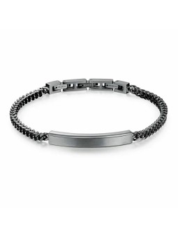 Brosway Elegante bracciale nero da uomo Ink BIK13 uomo