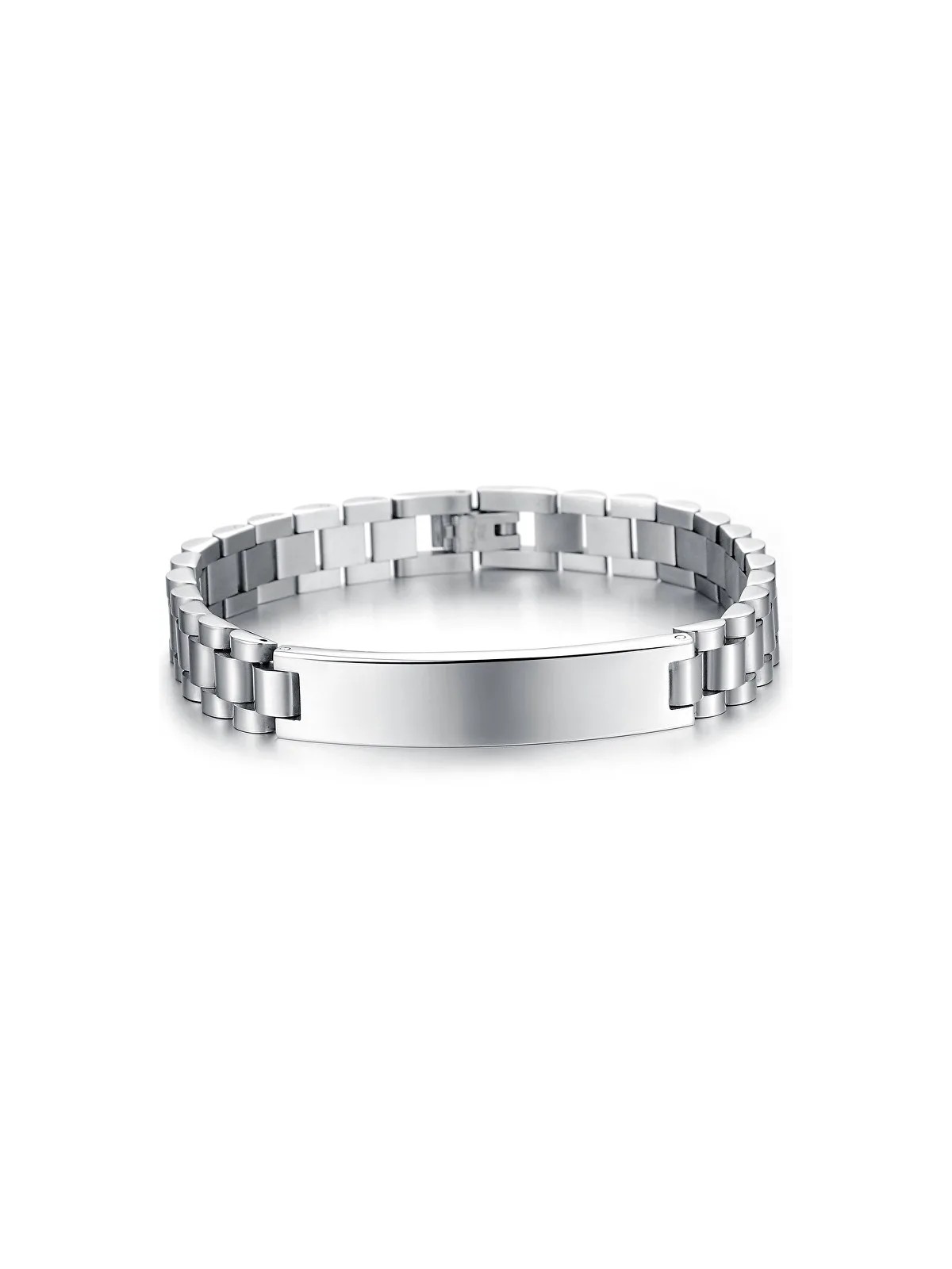 Troli Bracciale in acciaio massiccio n. 19 uomo