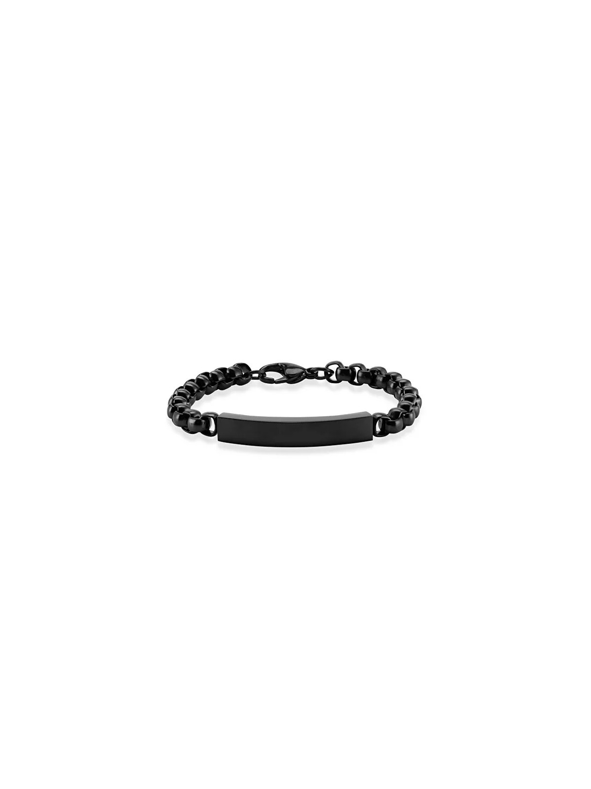 Troli Bracciale in acciaio nero VSB004B-PET uomo