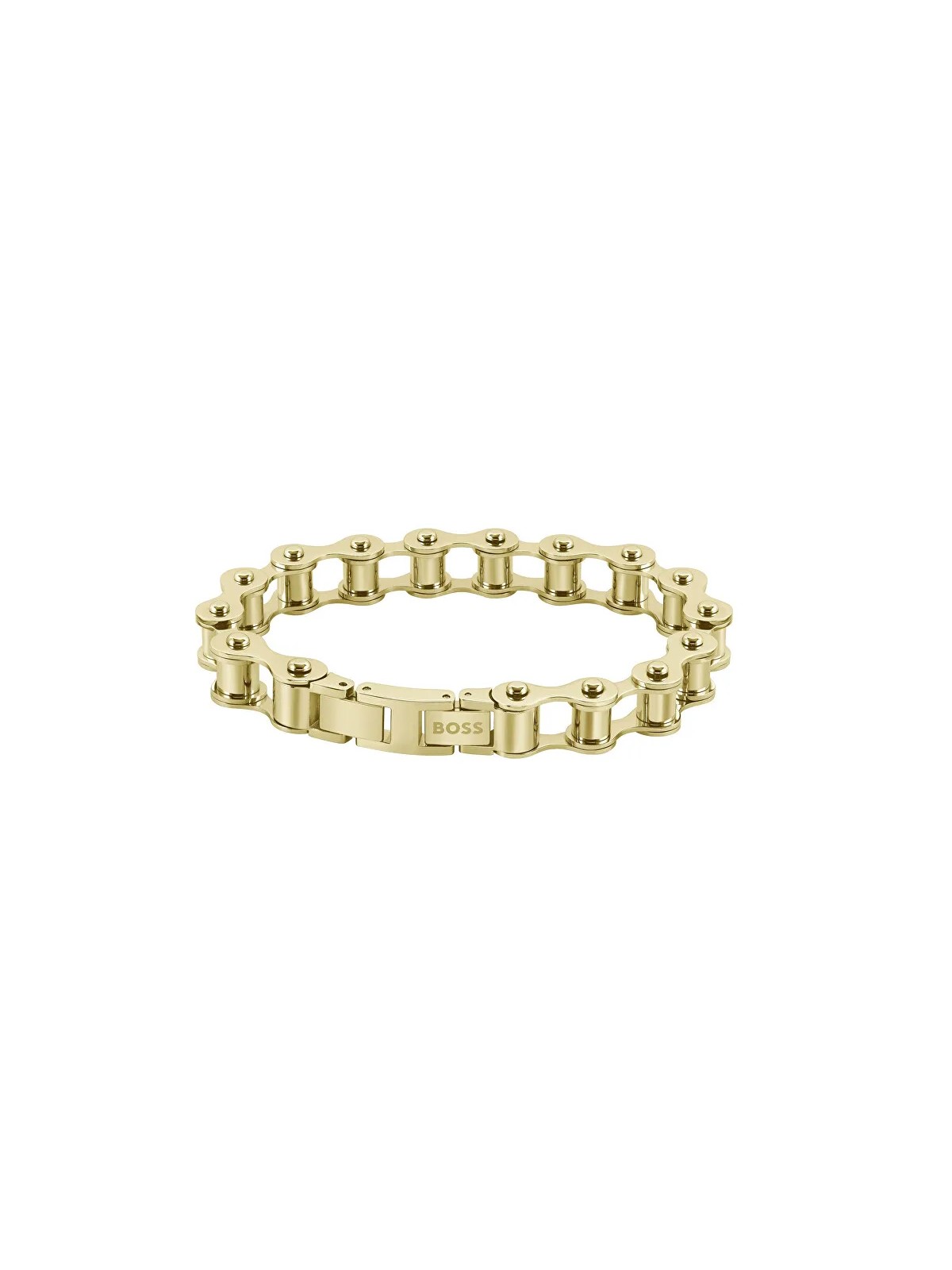 Hugo Boss Bracciale originale da uomo placcato oro 1580532 uomo