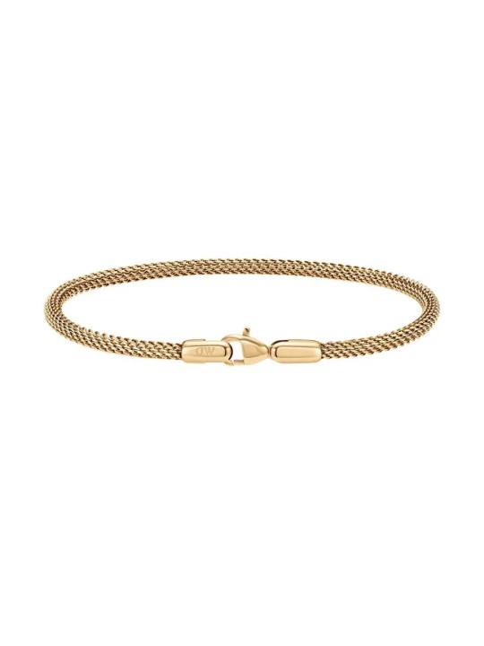 Daniel Wellington Bracciale in acciaio placcato oro con maglia Perfect Pair DW0040068 - Lunghezza: 18.5 cm uomo