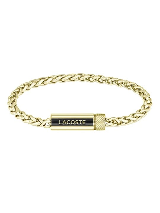 Lacoste Elegante bracciale placcato oro Spelt 2040338 uomo