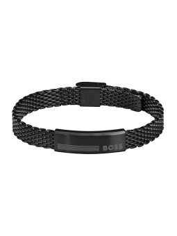 Hugo Boss Bracciale elegante in acciaio Mesh 1580612 uomo