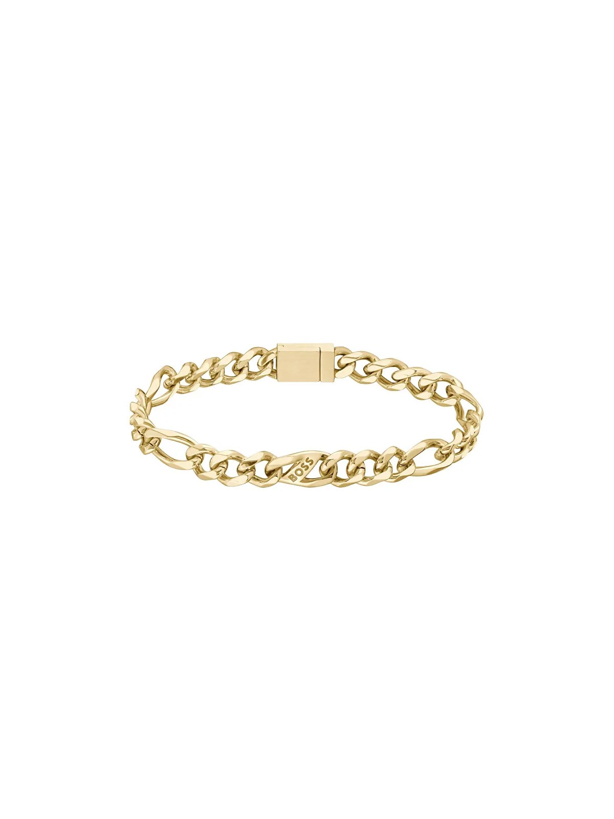 Hugo Boss Bracciale da uomo in acciaio placcato oro Rian 1580614 - Lunghezza: 19 cm uomo