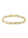 Hugo Boss Bracciale da uomo in acciaio placcato oro Rian 1580614 - Lunghezza: 19 cm uomo