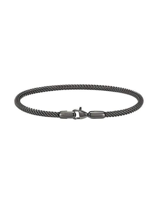 Daniel Wellington Bracciale in acciaio grafite Fashion Mesh Perfect Pair DW0040070 - Lunghezza: 20.5 cm uomo