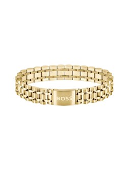 Hugo Boss Elegante bracciale placcato oro da uomo Owan 1580645 uomo