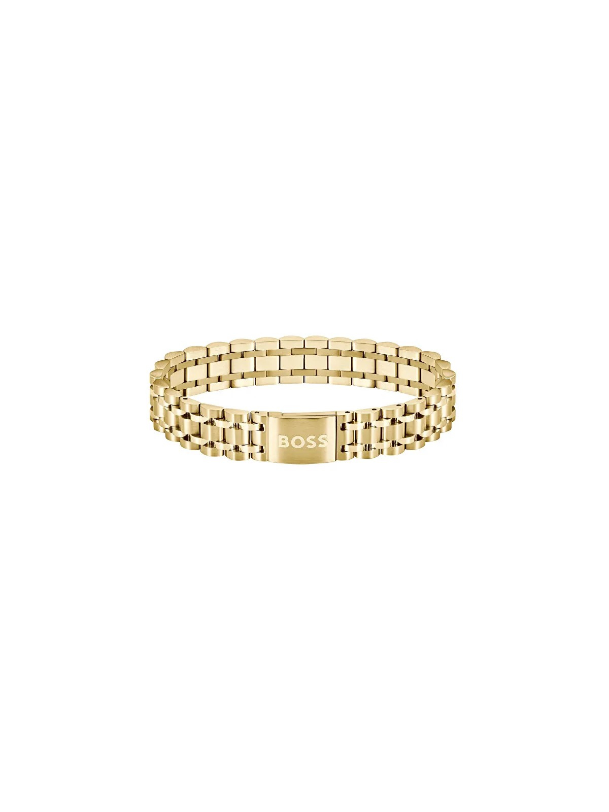 Hugo Boss Elegante bracciale placcato oro da uomo Owan 1580645 uomo