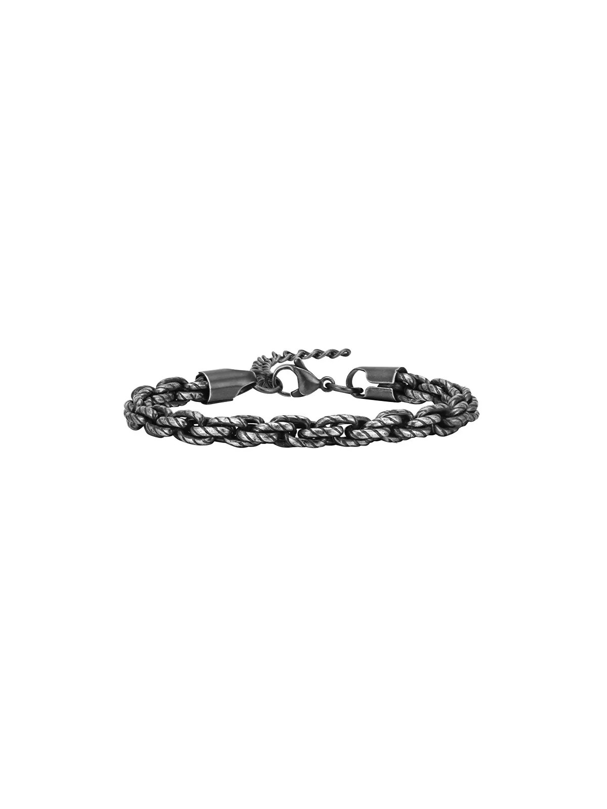 Troli Bracciale elegante con placcatura nera da uomo