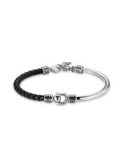 Brosway Elegante bracciale da uomo in acciaio Knocker BKC14 uomo