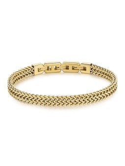 Brosway Elegante bracciale a catena placcato oro per uomo Ink BIK100 uomo