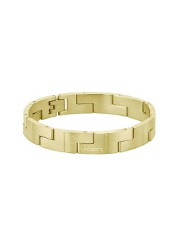 Lacoste Bracciale placcato oro alla moda per uomo 2040154 uomo