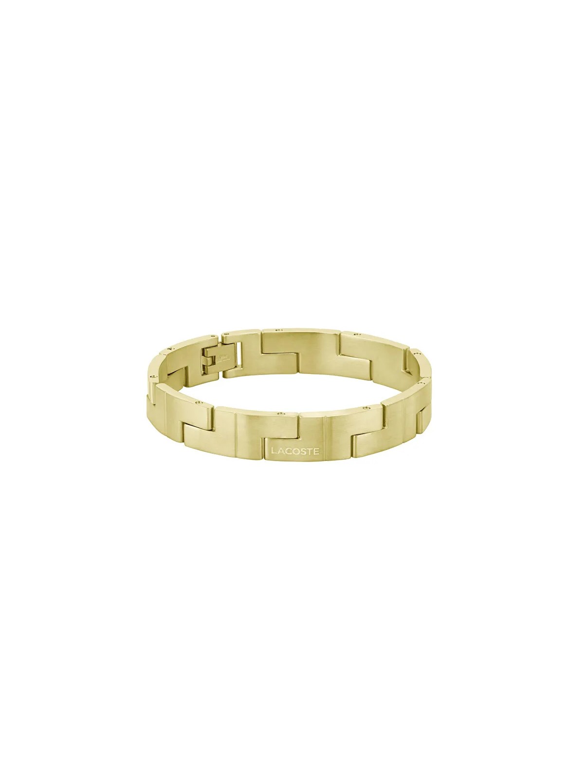 Lacoste Bracciale placcato oro alla moda per uomo 2040154 uomo