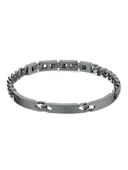 Brosway Bracciale moderno in acciaio per uomo Bullet BUL58 uomo