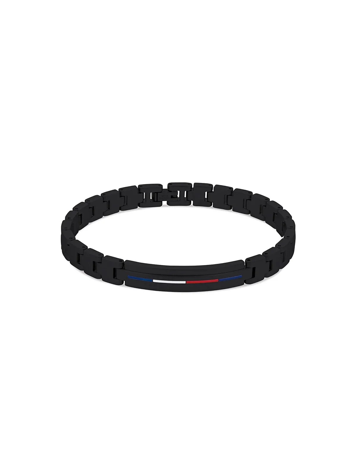 Tommy Hilfiger Bracciale in acciaio nero senza tempo 2790312 uomo