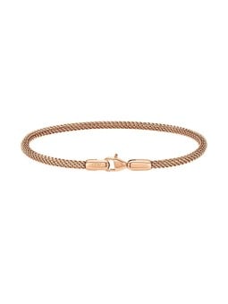 Daniel Wellington Bracciale in maglia d'acciaio color bronzo con finitura perfetta DW0040068 - Lunghezza: 17.5 cm uomo