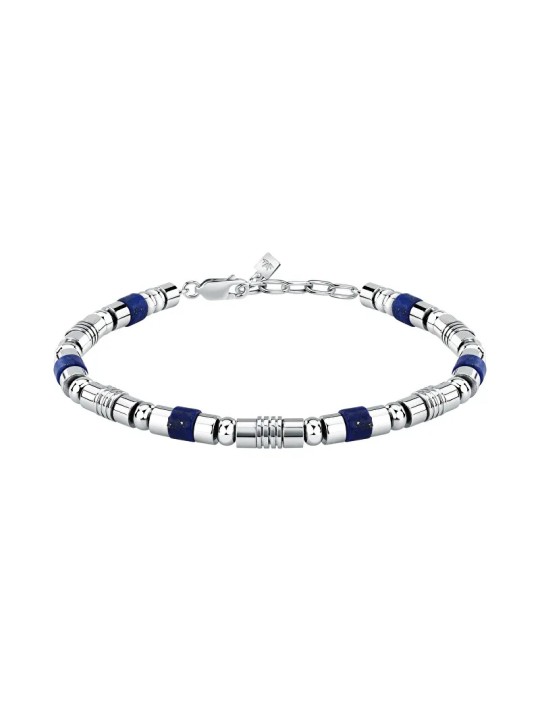 Morellato Bracciale uomo in acciaio con lapislazzuli Pietre S1741 uomo