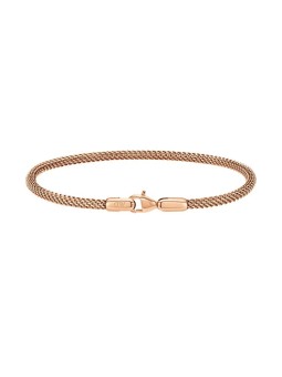 Daniel Wellington Bracciale in maglia d'acciaio color bronzo con finitura perfetta DW0040068 - Lunghezza: 19.5 cm uomo