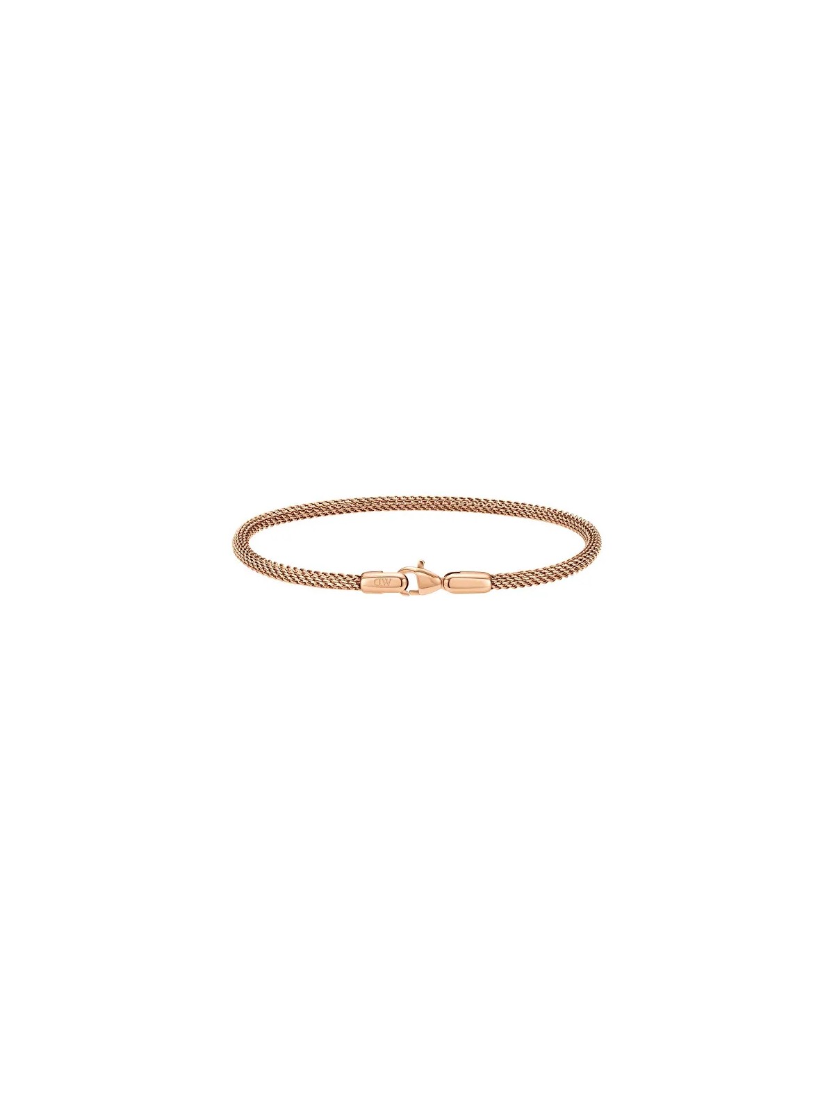 Daniel Wellington Bracciale in maglia d'acciaio color bronzo con finitura perfetta DW0040068 - Lunghezza: 19.5 cm uomo