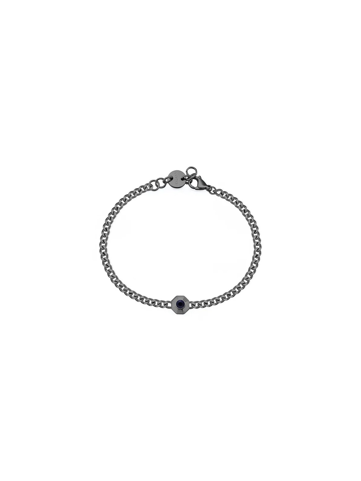 S'Agapõ Un bracciale in acciaio Snap SNP12 da uomo dignitoso uomo
