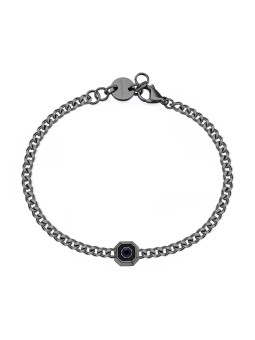 S'Agapõ Bracciale in acciaio da uomo Snap SNP14 uomo
