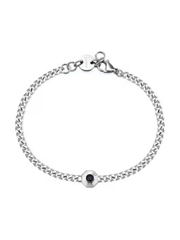S'Agapõ Bracciale uomo in acciaio senza tempo Snap SNP11 uomo