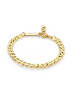 S'Agapõ Bracciale placcato oro senza tempo per uomo Pancer Ripple SRP55 uomo