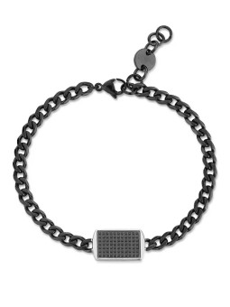 S'Agapõ Bracciale moderno da uomo in acciaio Tag Me Too STG11 uomo