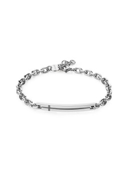 S'Agapõ Bracciale da uomo senza tempo in acciaio Current SPD20 uomo