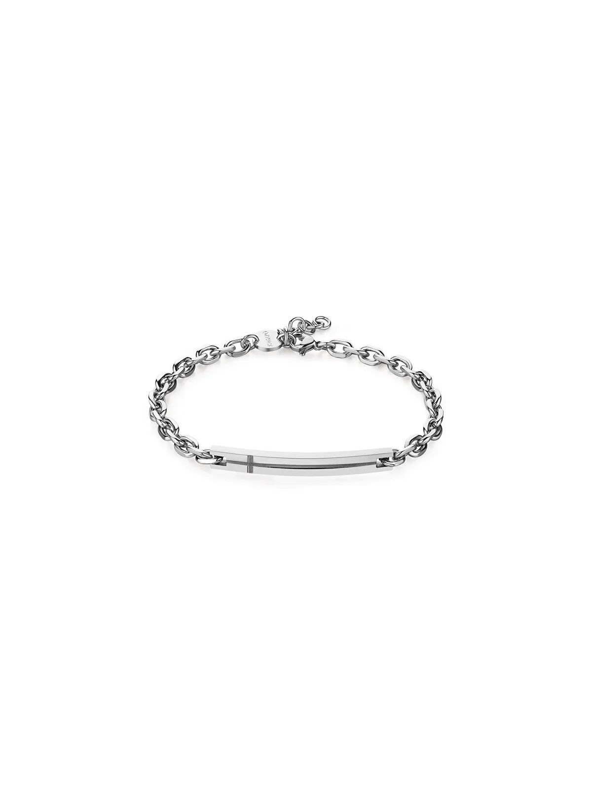 S'Agapõ Bracciale da uomo senza tempo in acciaio Current SPD20 uomo