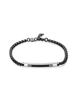 S'Agapõ Bracciale uomo in acciaio Rolo Current SPD19 uomo