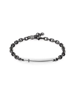 S'Agapõ Elegante bracciale da uomo in acciaio Current SPD21 uomo