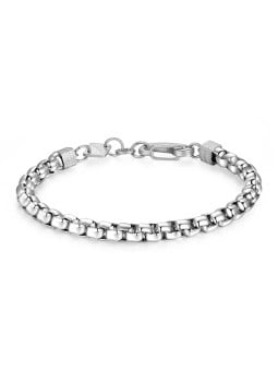 S'Agapõ Bracciale Venezia Ripple in acciaio da uomo SRP23 uomo
