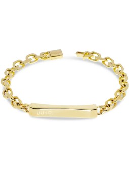 Liu Jo Bracciale distintivo placcato oro per uomo Rolo MLJ478 uomo