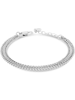 Liu Jo Bracciale doppio da uomo in acciaio MLJ446 uomo